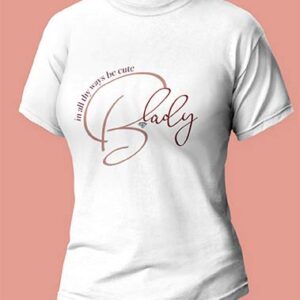 PREORDER – B Lady White T-Shirt